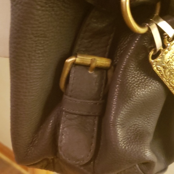 Waterlily LA navy blue handbag. - Picture 5 of 7